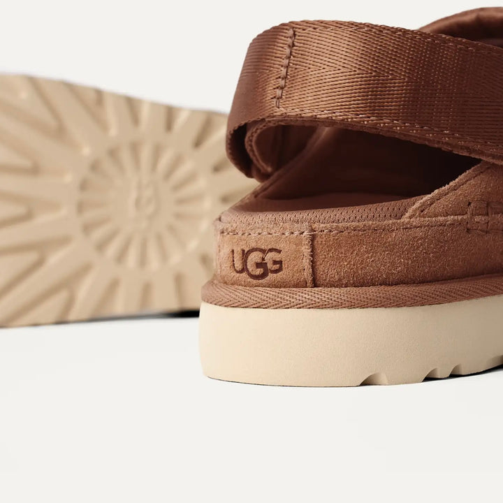 W Goldenstar Clog Chestnut