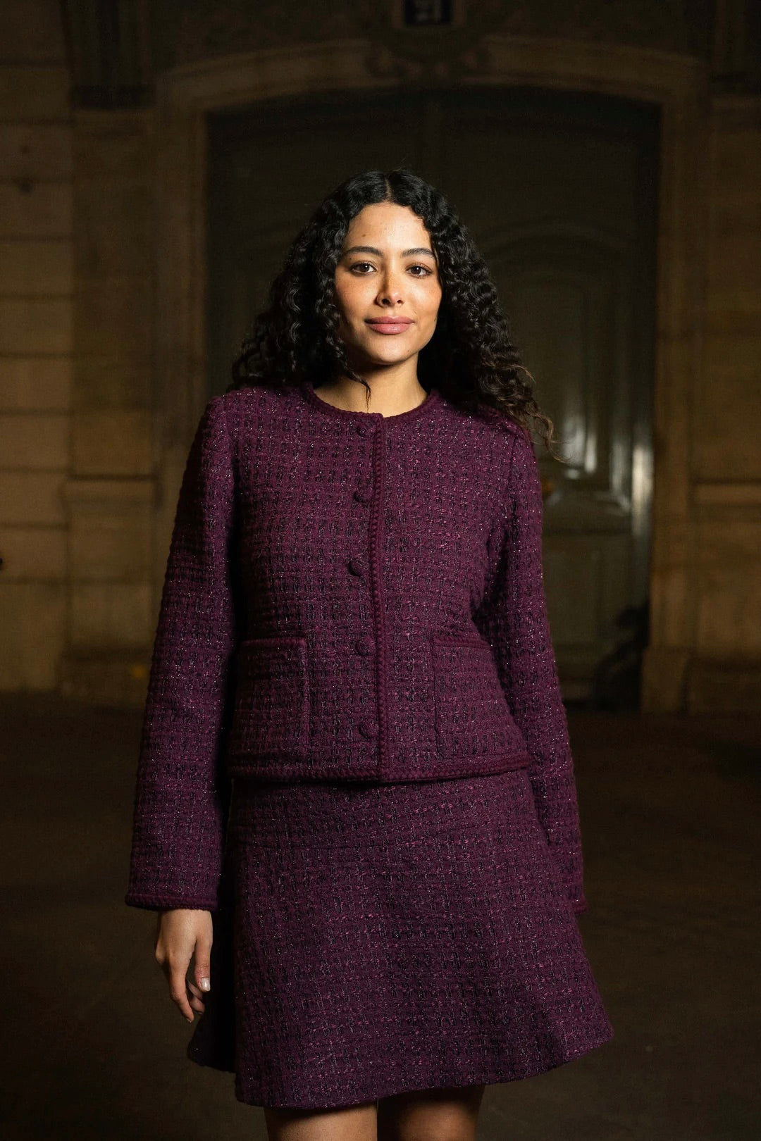 Lily Jacket Burgundy