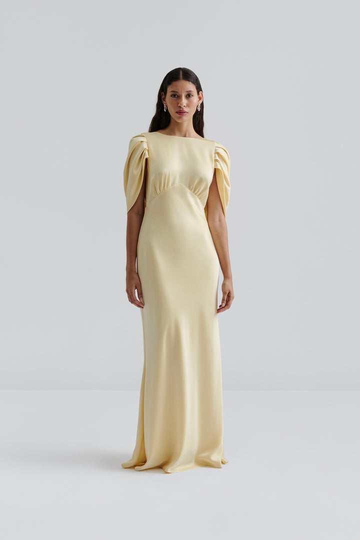 Louise Maxi Dress Lemon