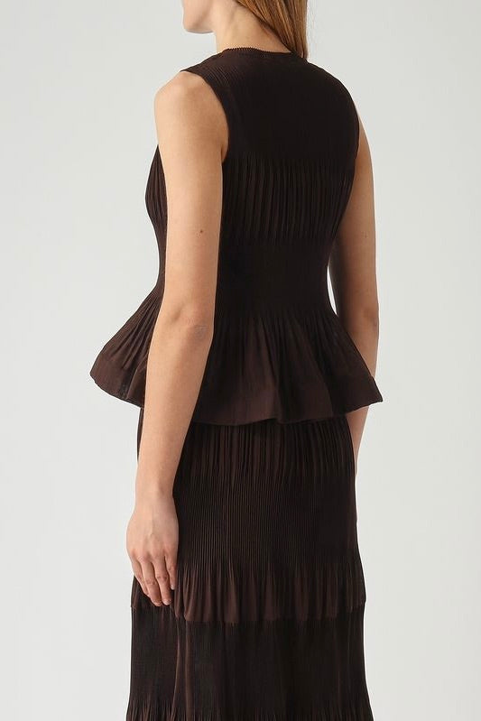 Sleveless Blouse Moka