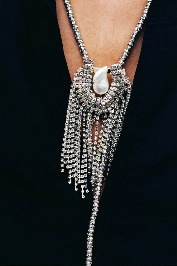 Octopus Fringe Brooch