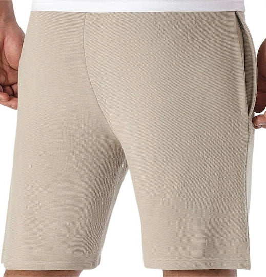 Rib Shorts Light Beige