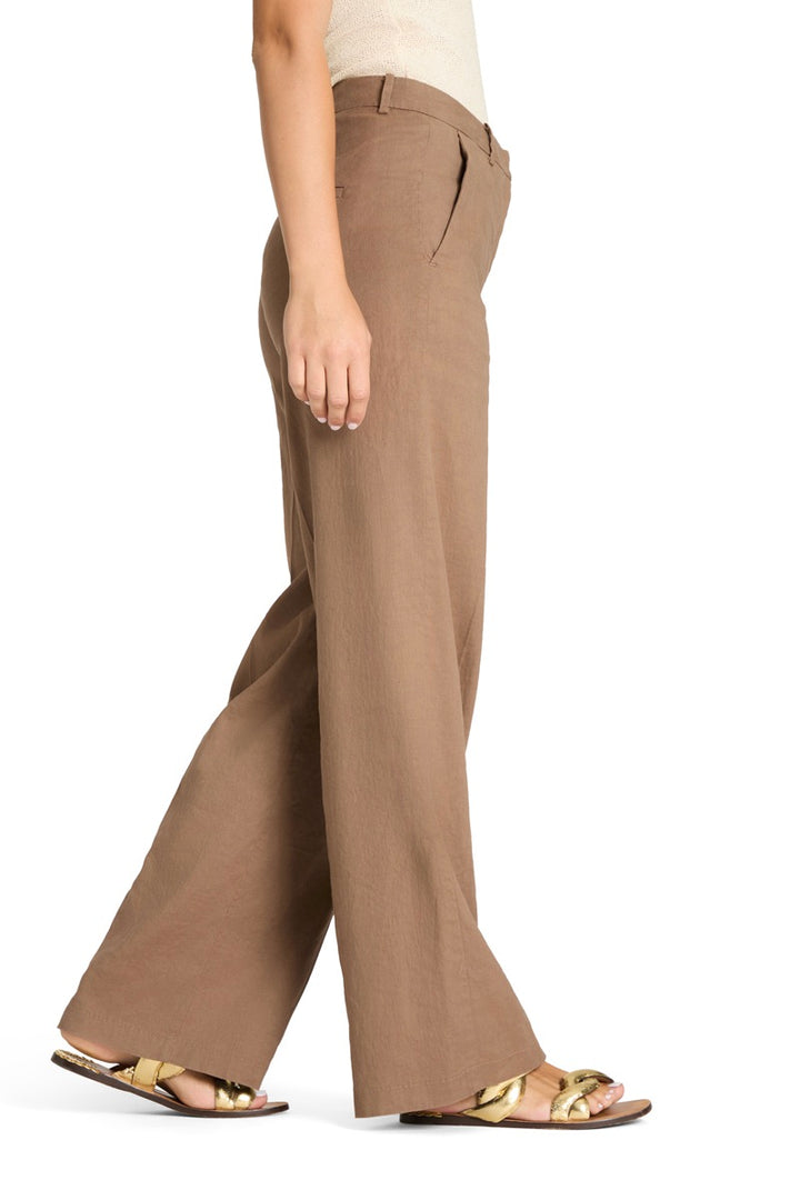 CAMBIO Mira Linen Pant Arabica - Dale