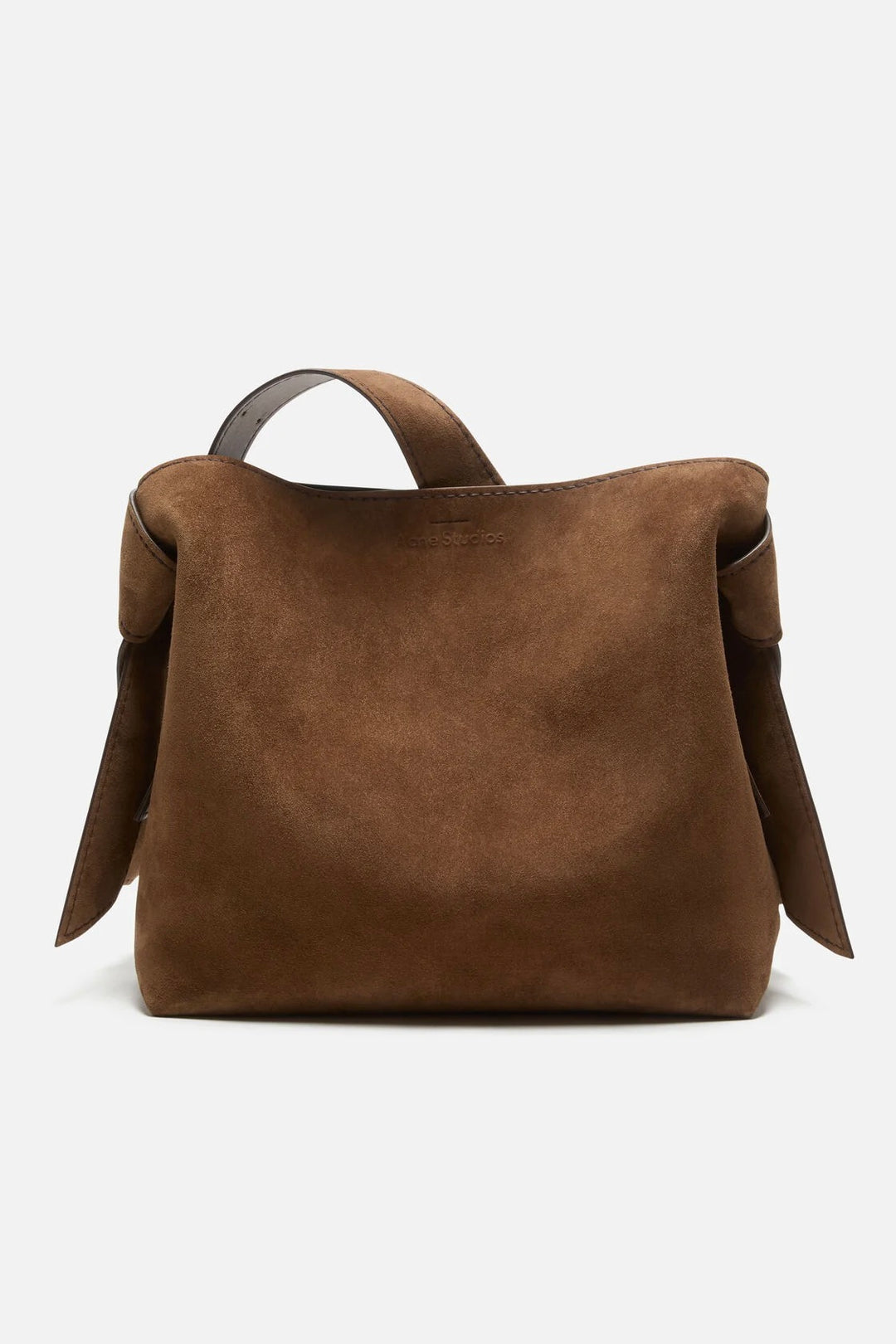 Musubi Suede Midi Bag Cognac Brown