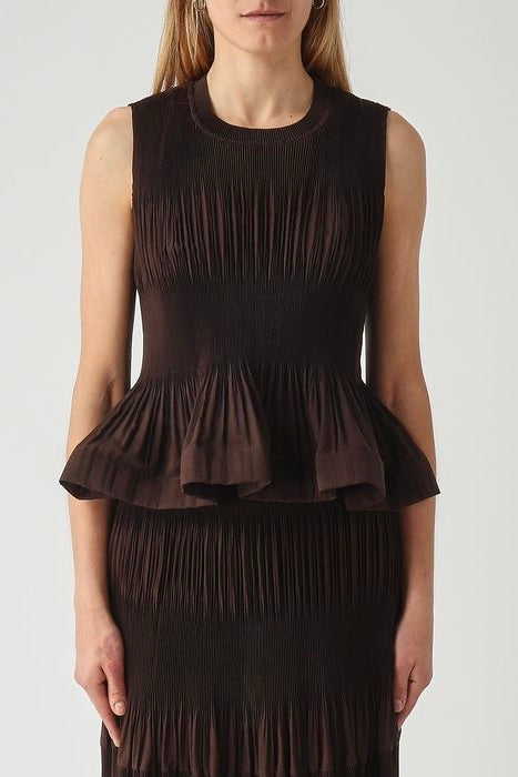 Sleveless Blouse Moka