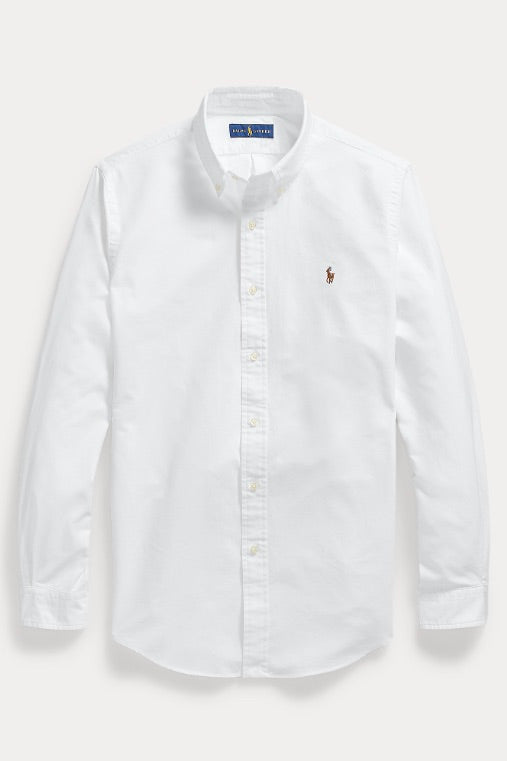 Custom Fit Oxford Shirt White