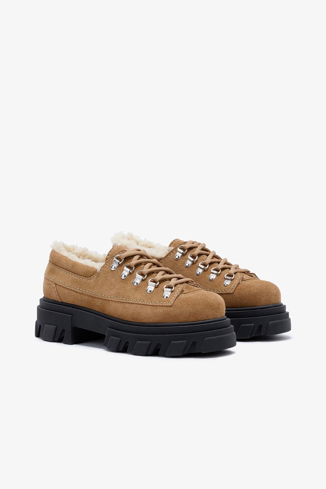 GANNI Cleated Derbies Suede - Dale