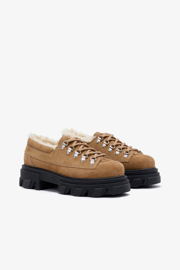 GANNI Cleated Derbies Suede - Dale