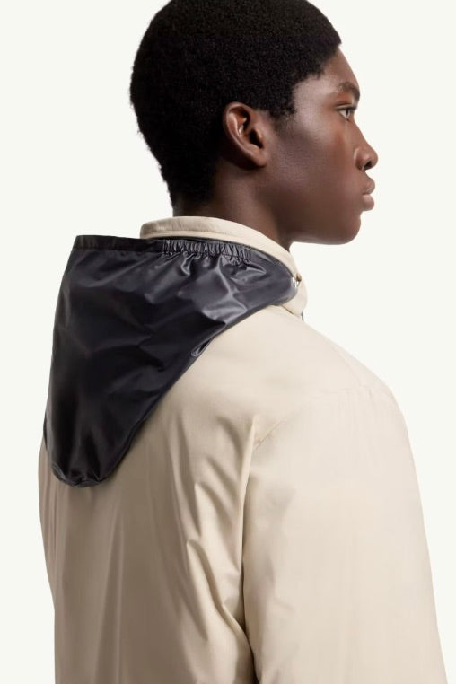 MONCLER Breezes Short Padded Jacket Light Beige - Dale