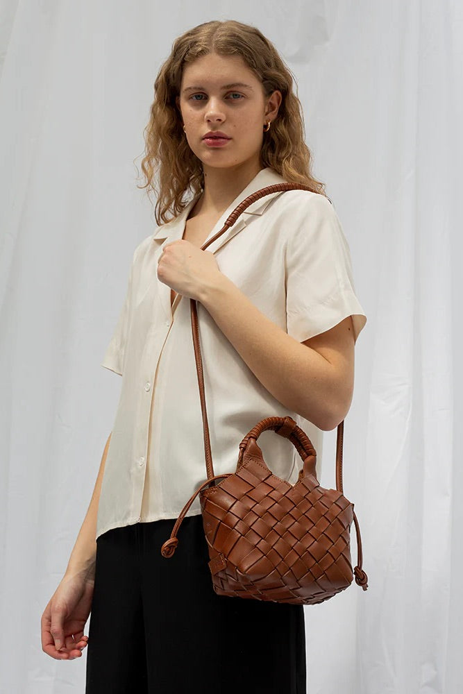 Misu Mini Nutmeg Cross-Body Bag