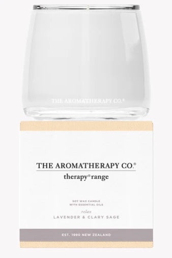 Therapy Candle 260G - Relax - Lavender & Clary Sage
