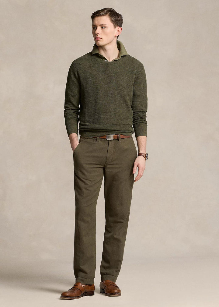 POLO RALPH LAUREN Straight Fit Linen-Cotton Trouser - Dale