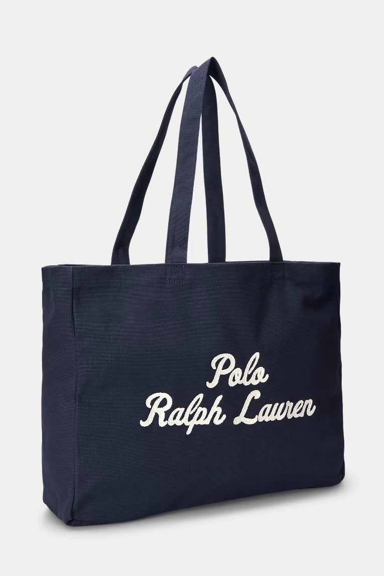POLO RALPH LAUREN Embroidered Canvas Tote Large - Dale