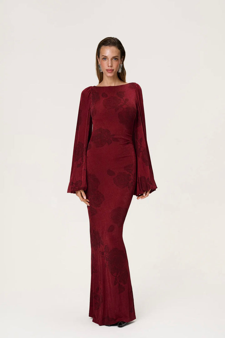 Rennes Maxi Dress Burnt Sienna