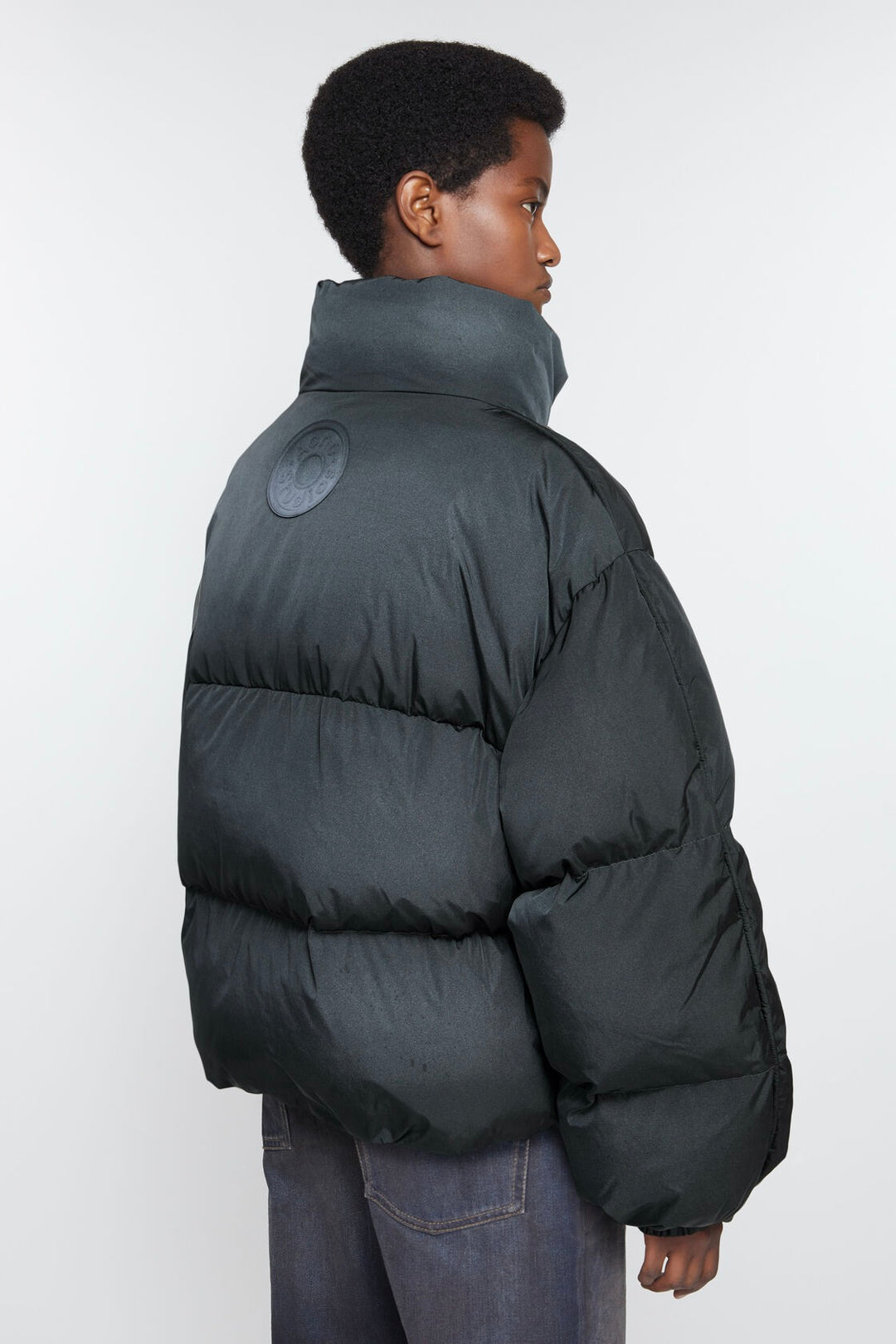 Down Puffer Jacket Anthracite/Black