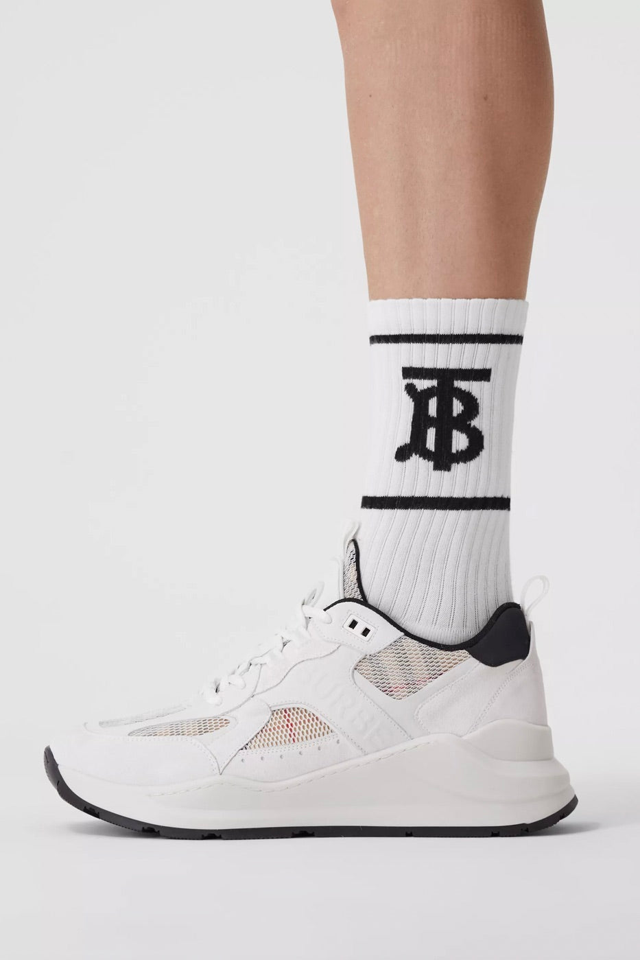 Vintage Check Sneakers Archive Beige