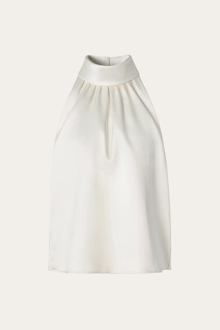 Minea Satin Halterneck Top
