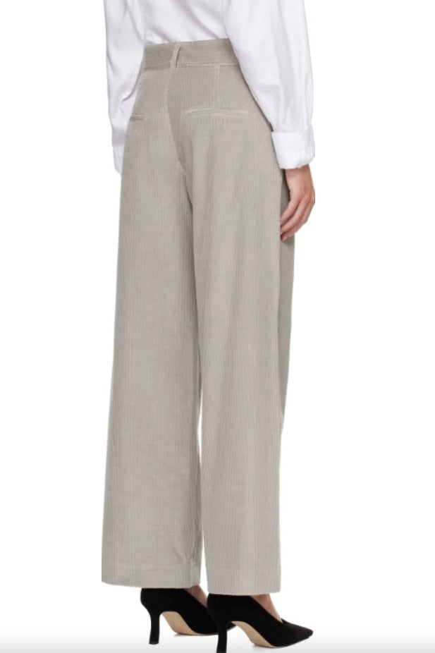 Eneide Corduroy Trouser Pearl Grey