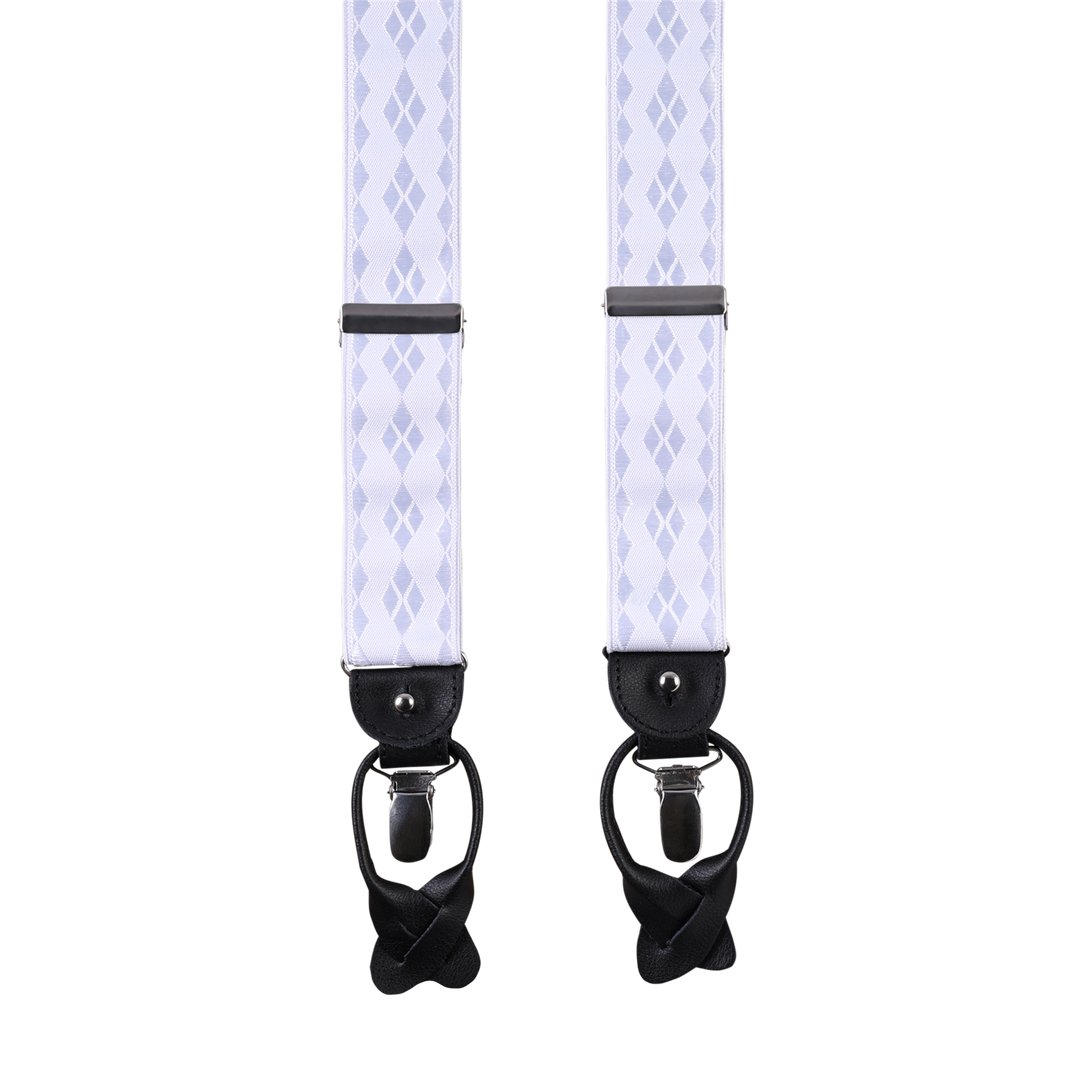 Patterned Braces White Pattern