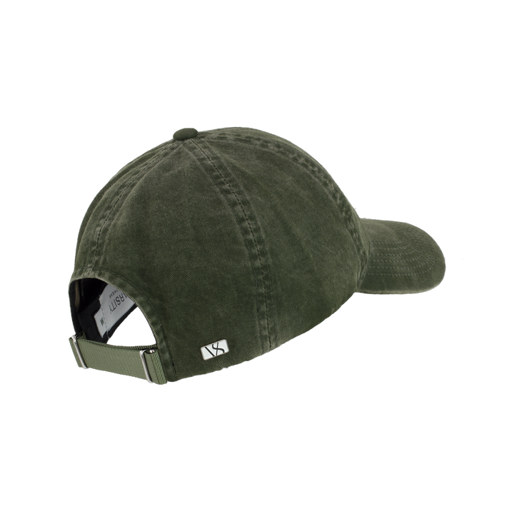 Washed Cotton Cap Green