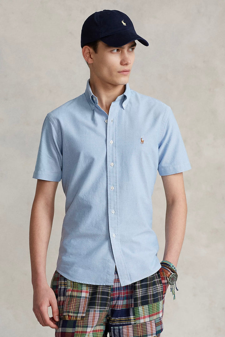 POLO RALPH LAUREN - Custom Fit Oxford Shirt Blue - Dale