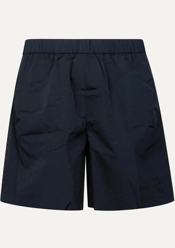 Elastic Waist Swim Shorts Black