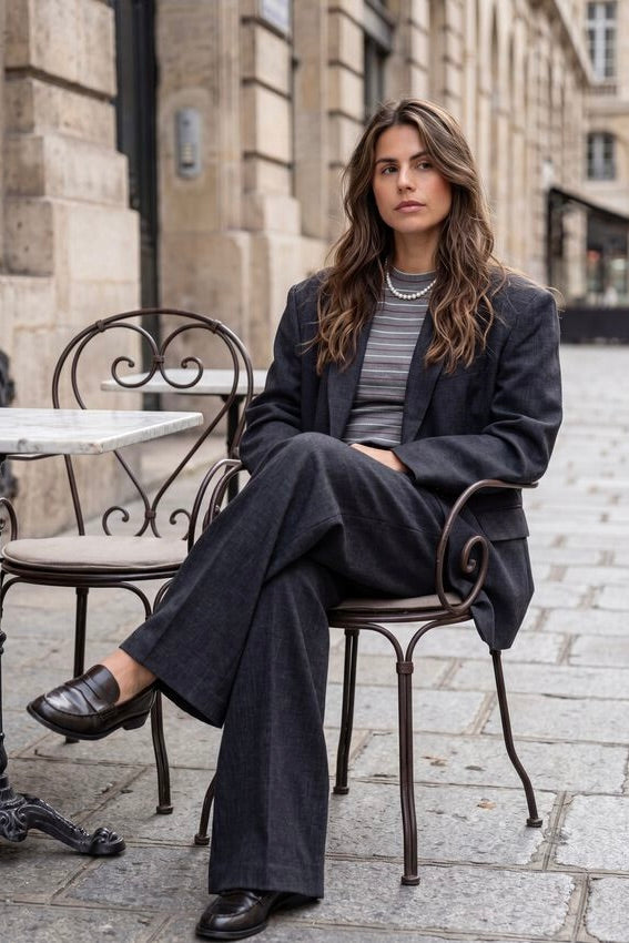 Blazer Grigio Scuro
