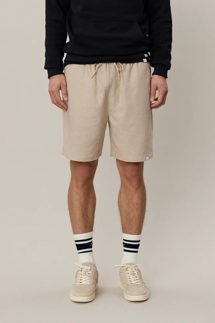 Otto Linen Shorts - LIGHT DESERT SAND