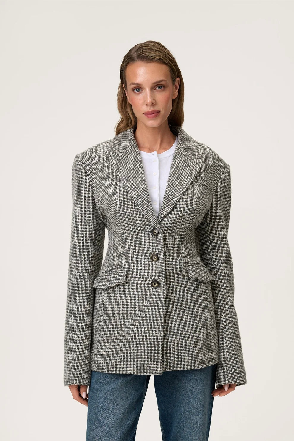 Bremen Blazer Grey Melange
