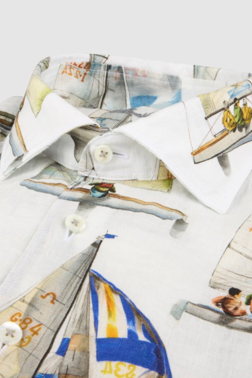 Regular, C72 RC Cuff Casual White Pattern