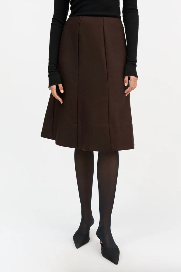 Eva Skirt Dark Brown