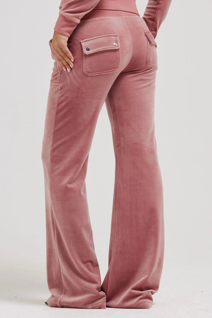 Layla Low Rise Pocket Pants Withered Rose