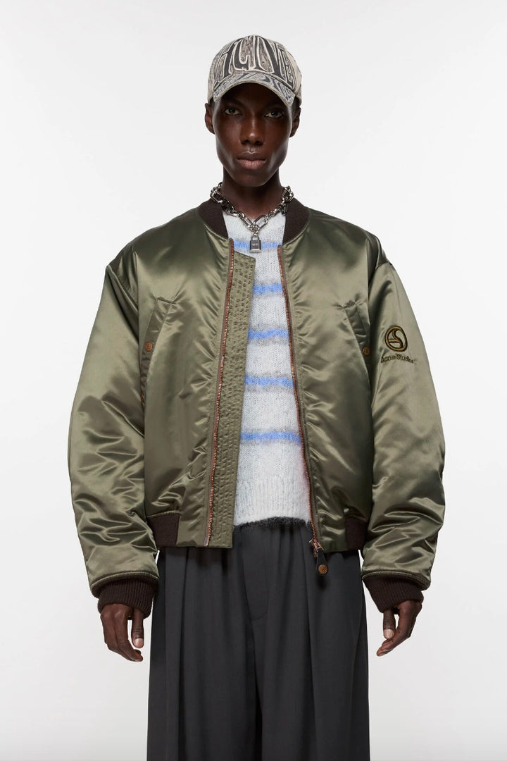 Bomber Jacket Logogram Military Green