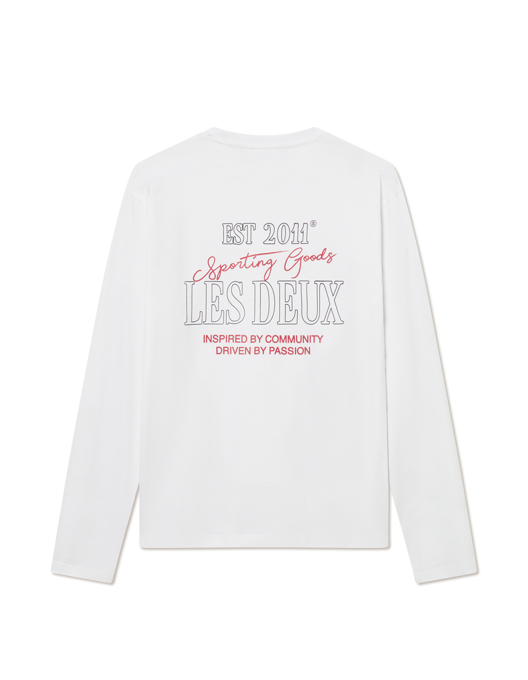 Allen Long Sleeve T-Shirt White