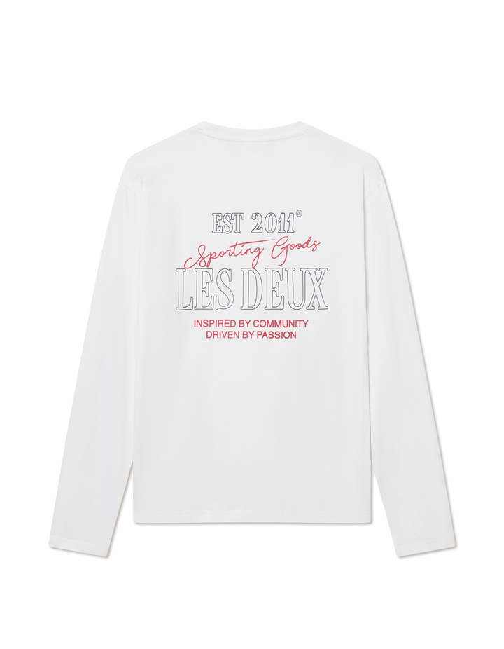 Allen Long Sleeve T-Shirt White