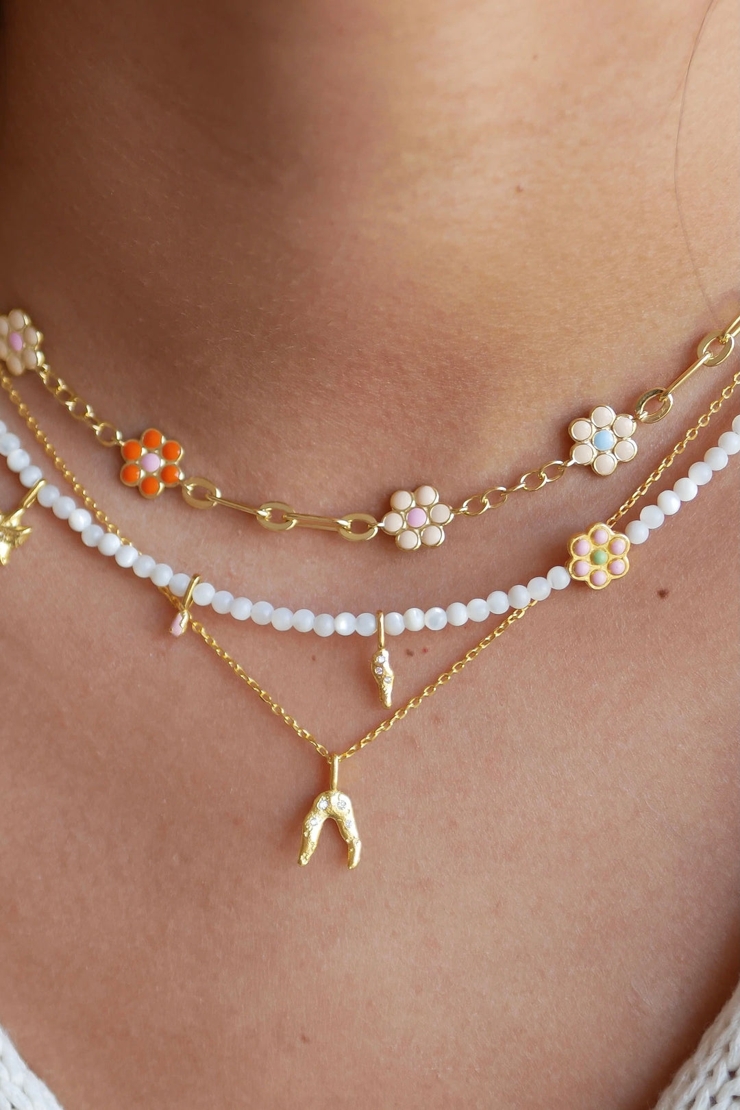 ENAMEL NECKLACE ARUBA - Dale