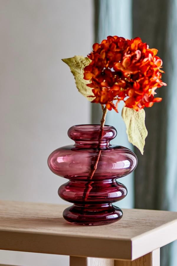Kayn Glass Vase Purple