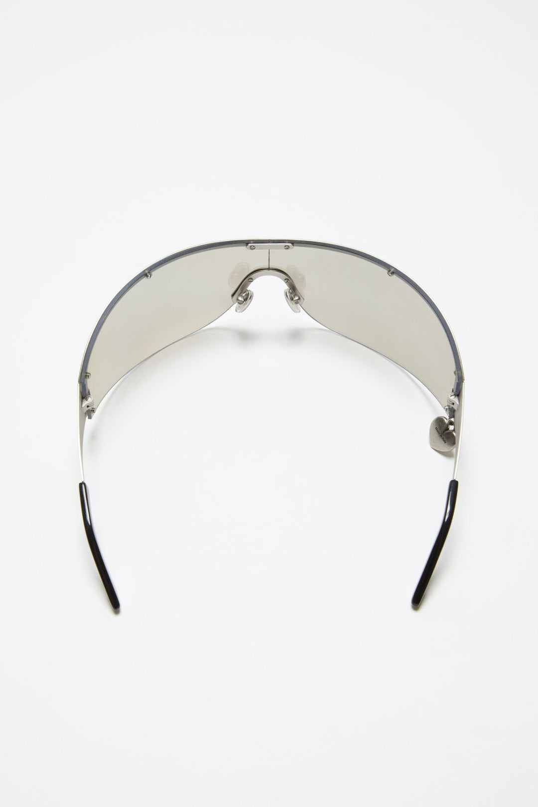 Metal Frame Sunglasses Silver/Transparent