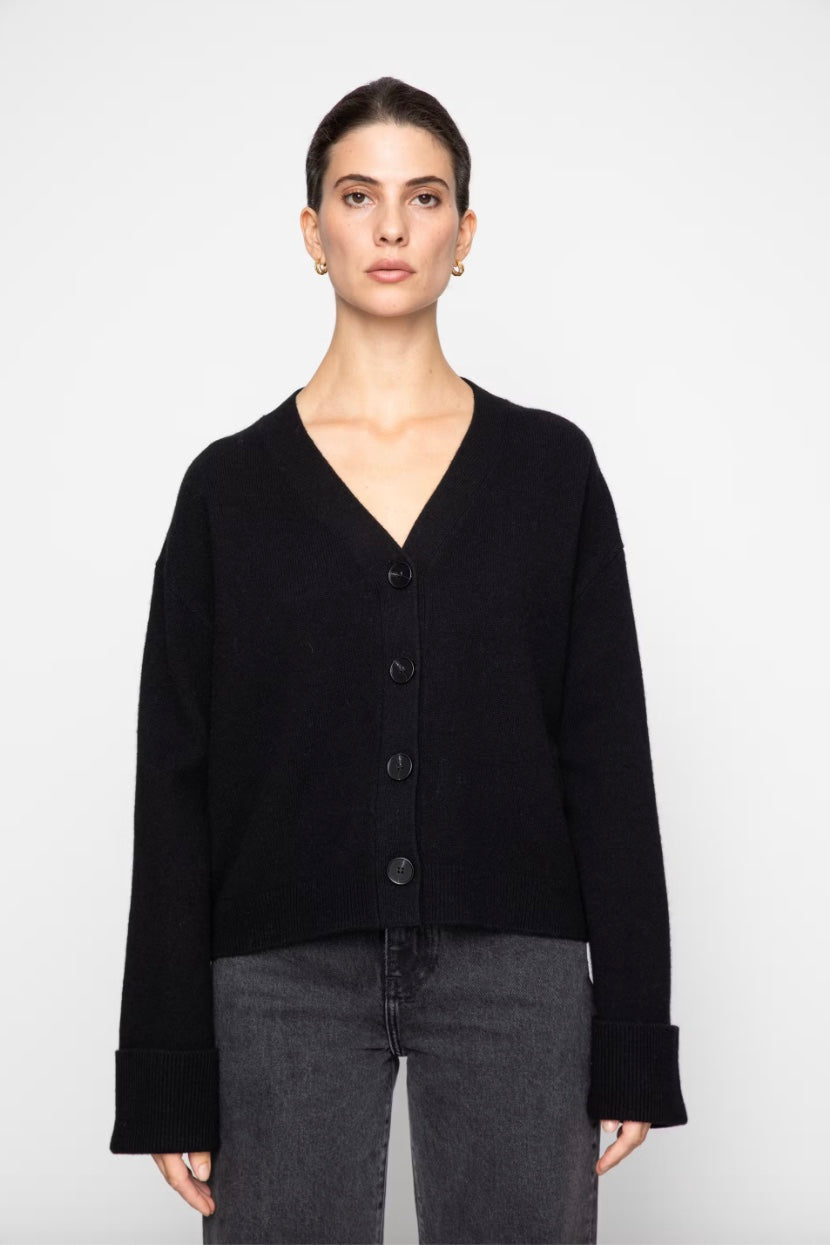 Aria Knit Cardigan Black