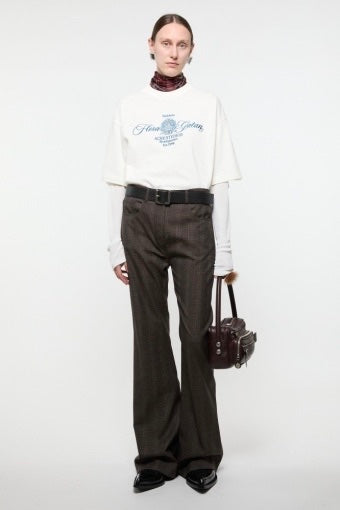 Embroidered T-Shirt Offwhite/Ecru