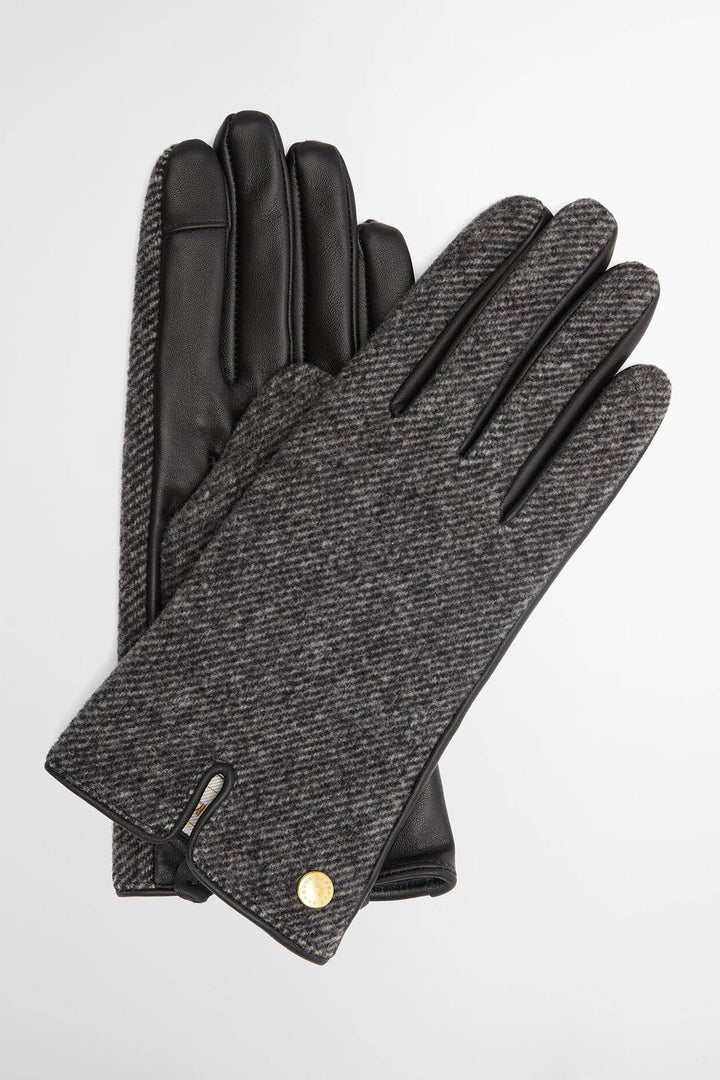 Barbour Bothal Gloves Charcoal