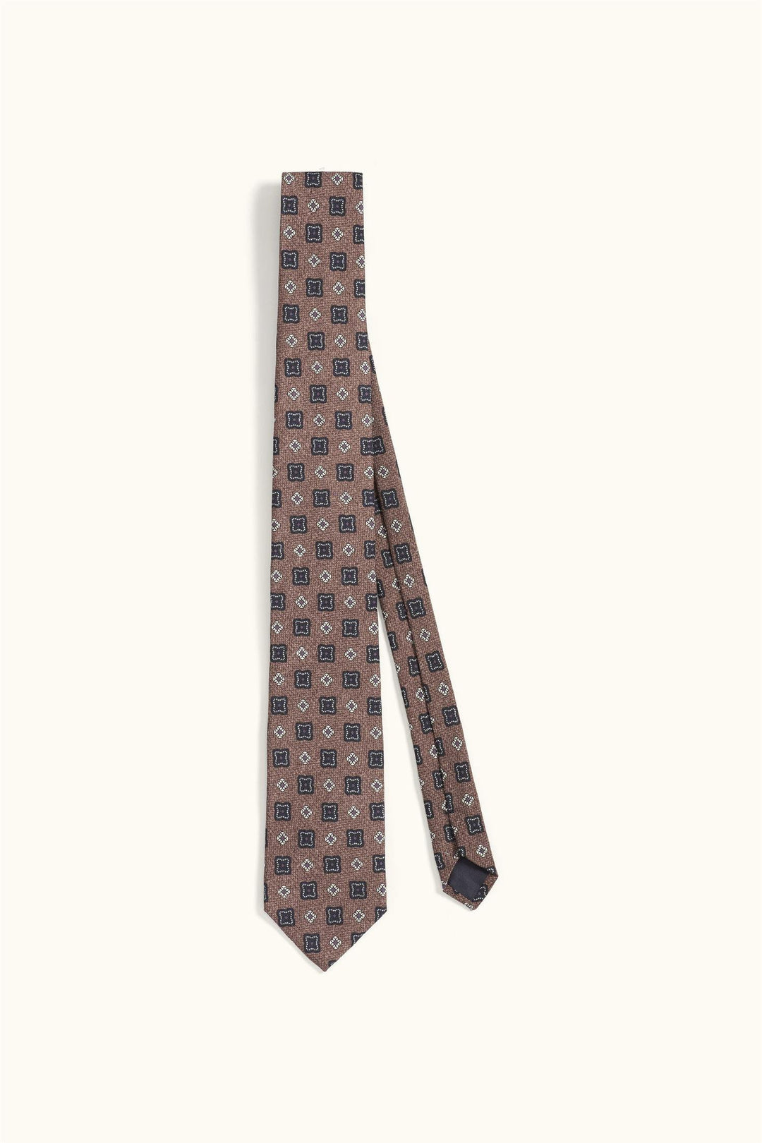 Silk & Wool Tie Pink Dust