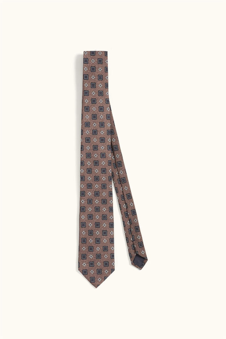 Silk & Wool Tie Pink Dust