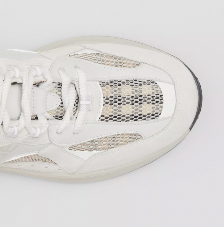 BURBERRY Logo Print Mesh Sneakers - Dale