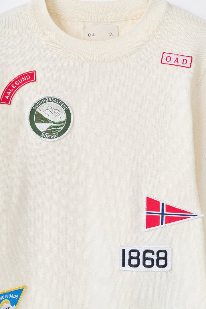 Blaatrøie Patches Offwhite