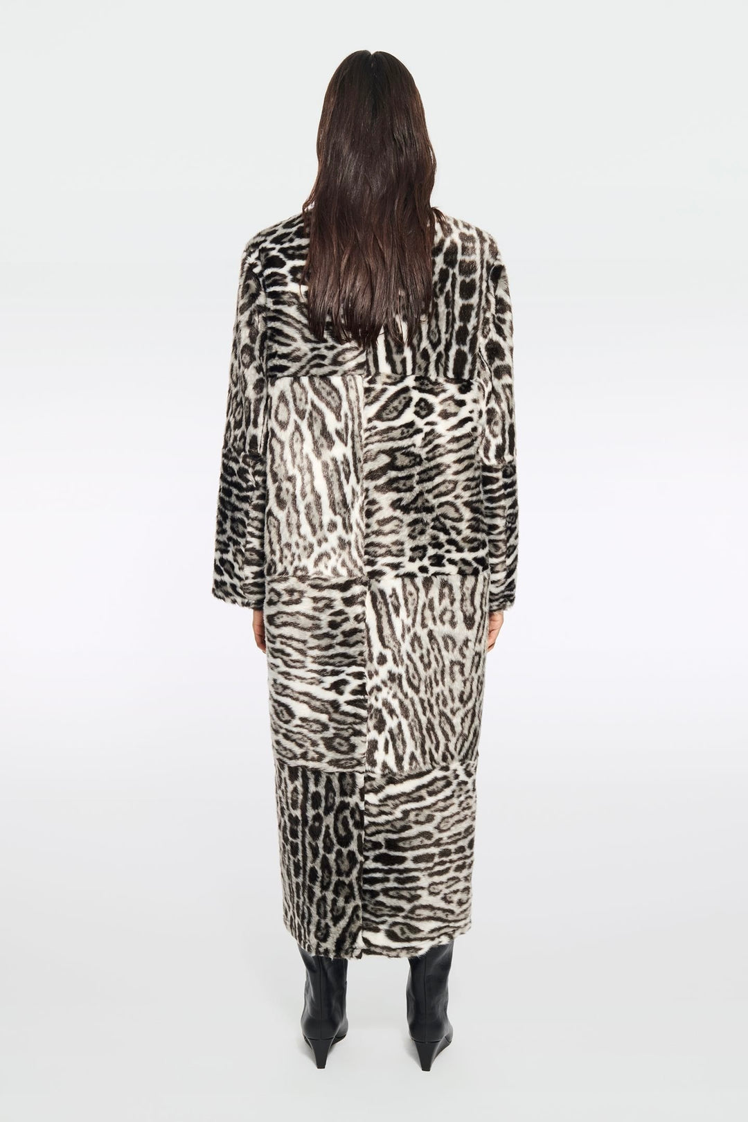 Hilma Coat Grey Leo