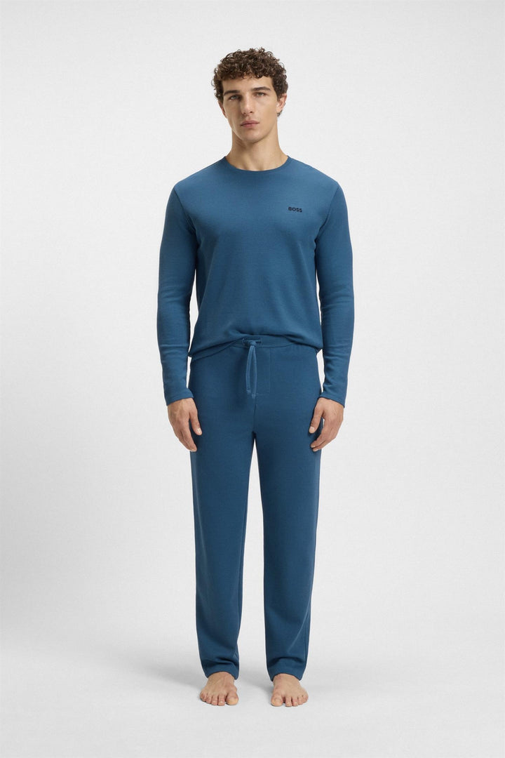 Waffle Pants Medium Blue