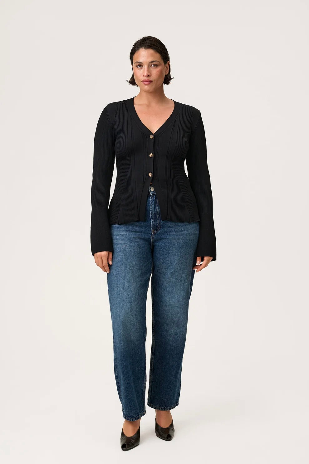 Lugo Cardigan Black