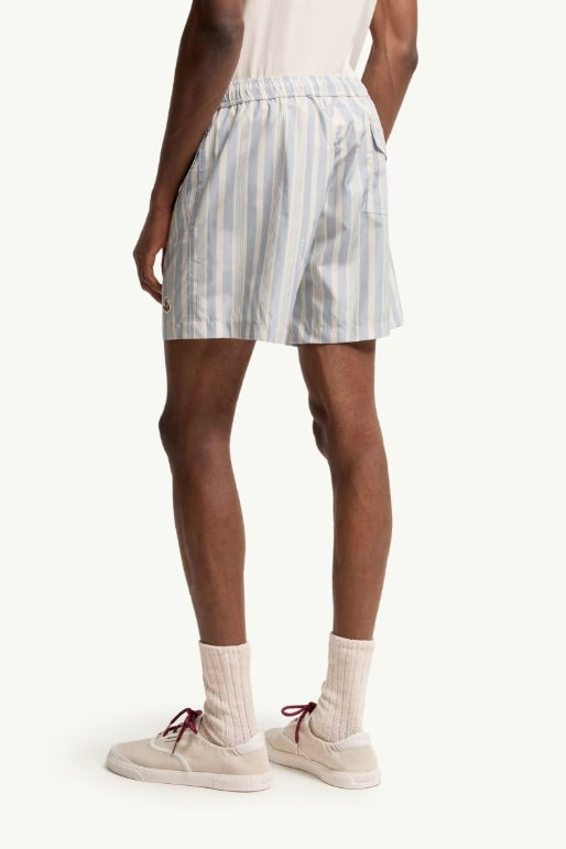 Striped Swim Shorts White/Blue