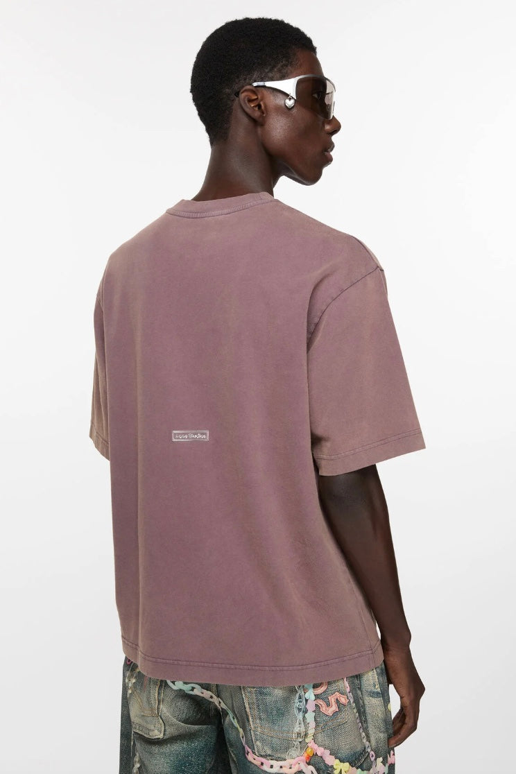 Crew Neck T-shirt Plum Purple